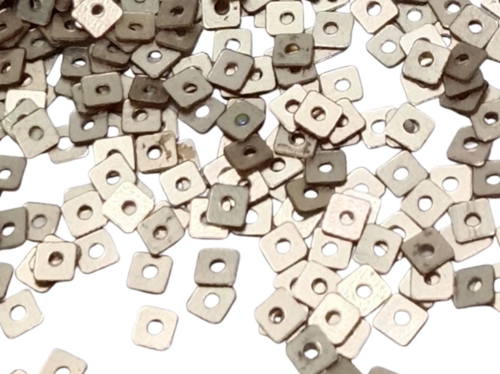 Bronze Cube Plastic Embroidery Sequins