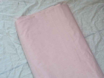 Pale Lavender Blush Plain Glazed Cotton Fabric