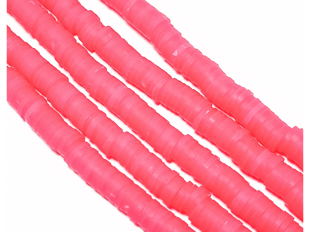 Bubblegum Pink Fluoroscent Rubber Beads