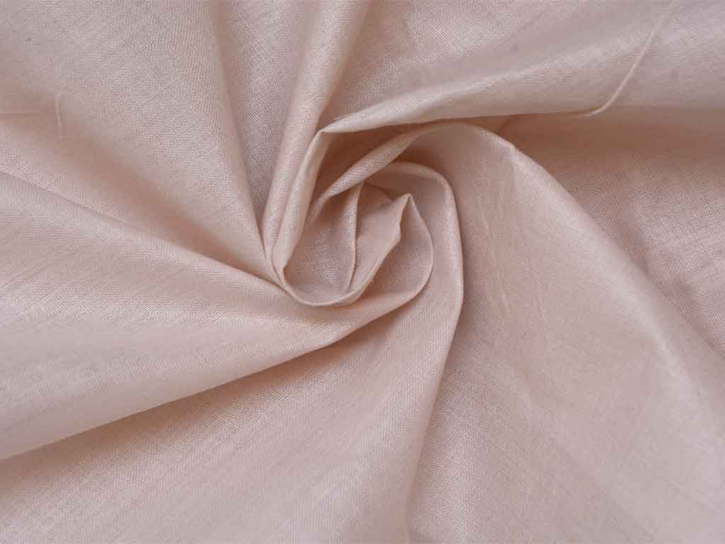 Pale Lavender Blush Plain Glazed Cotton Fabric