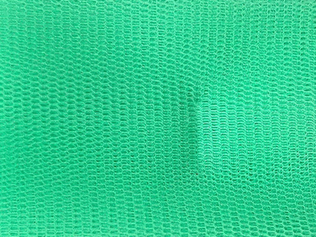 Sea Green Plain Net Fabric