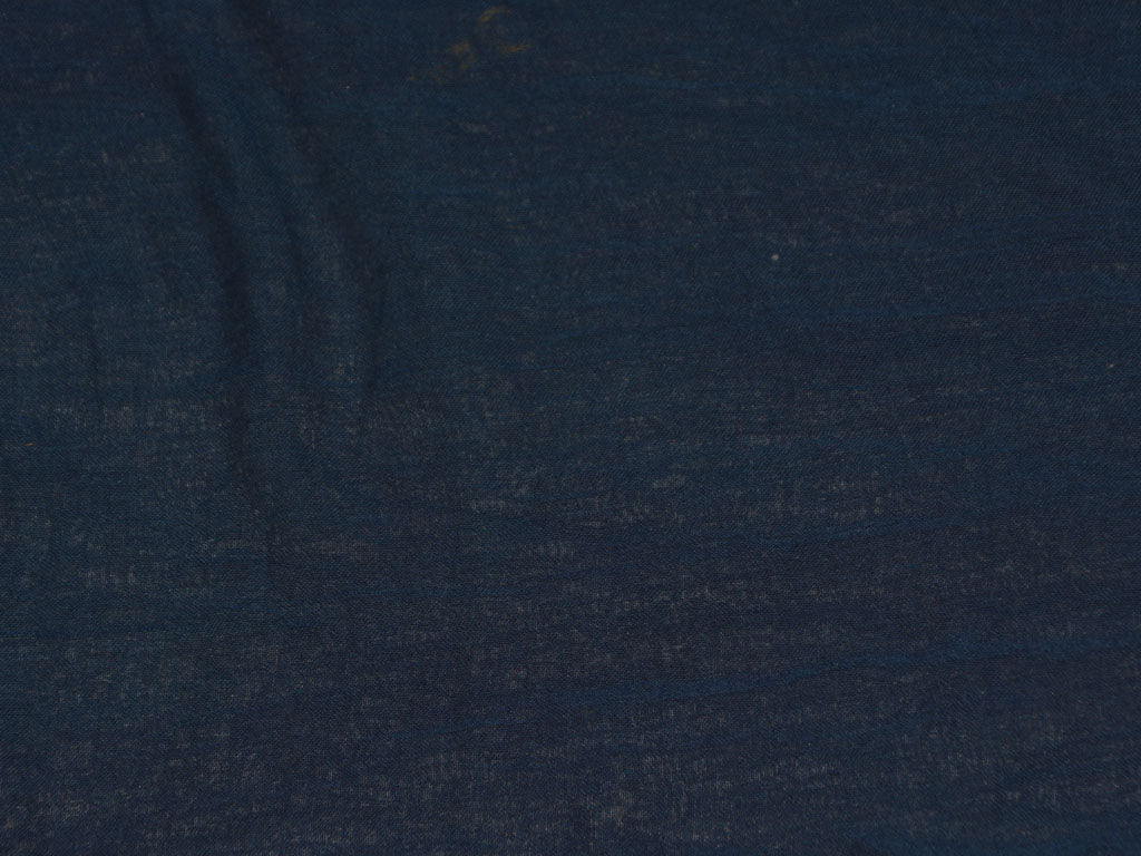 Navy Blue Plain Coarse Georgette Fabric