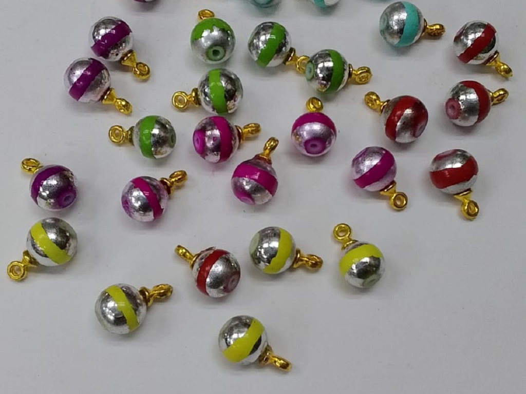 Multicolor Plastic Loreal Beads