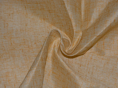 Topaz Orange Shaded Plain Cotton Linen Fabric