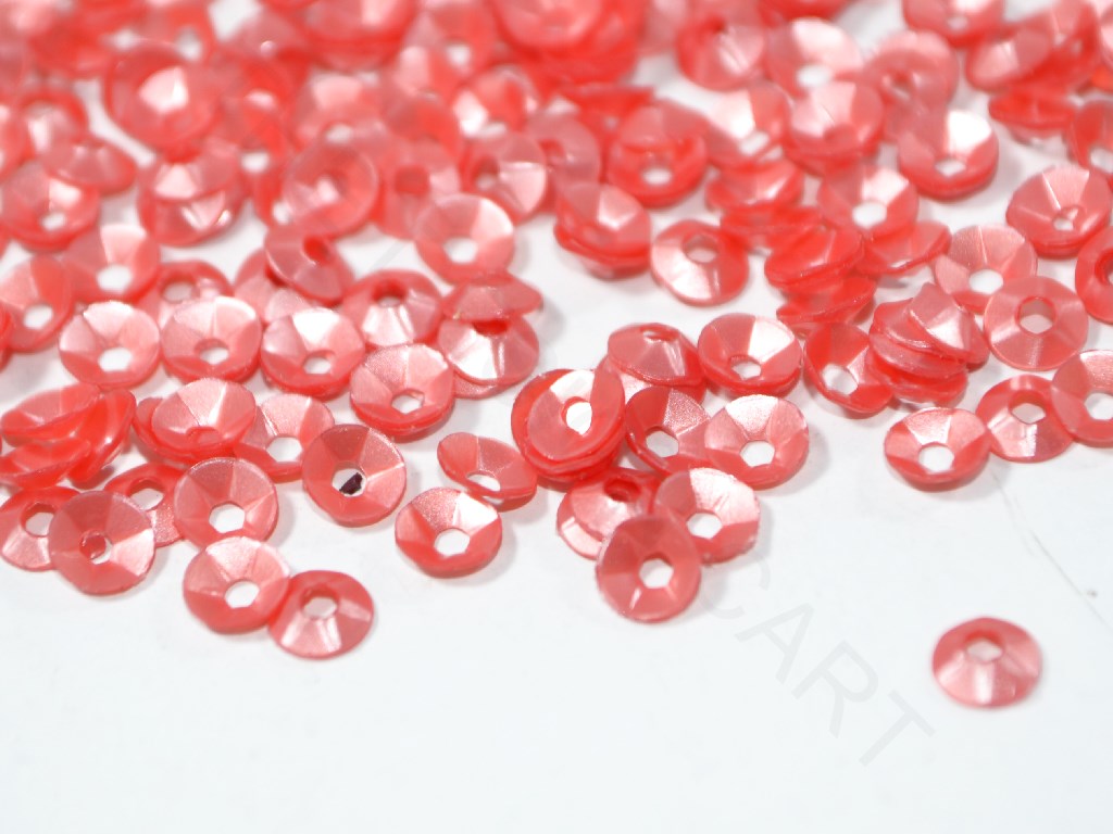 Light Red Bowl Plastic Sequins | The Design Cart (3929886588962)