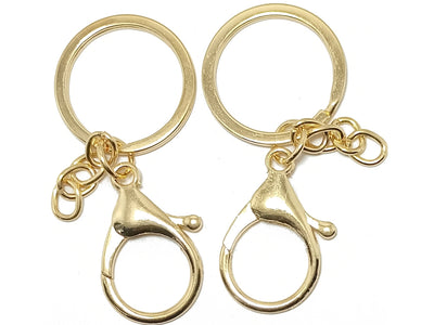 Golden Jewelry End Rings