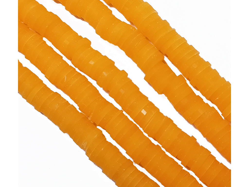 Orange Fluoroscent Rubber Beads