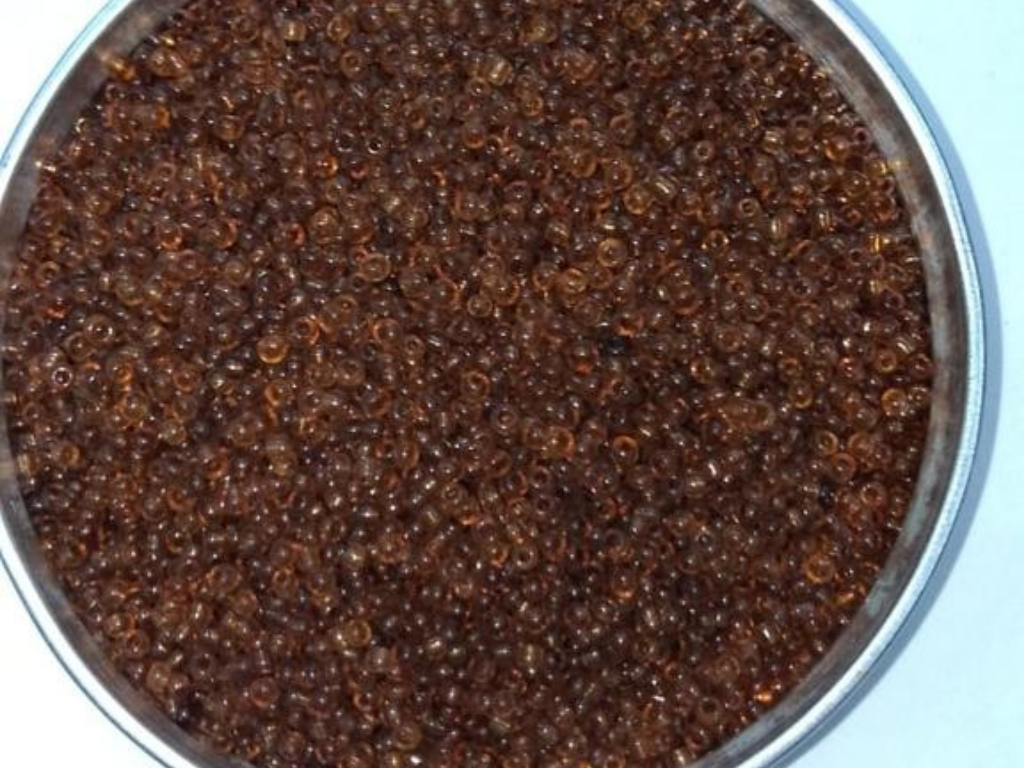 Dark Brown Transparent Round Rocaille Glass Seed Beads- 2 mm