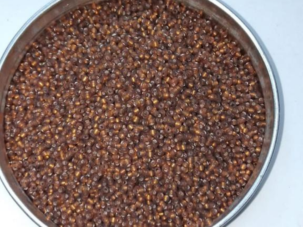 Dark Brown Inside Colour Round Rocaille Glass Seed Beads- 2 mm (Wholesale)