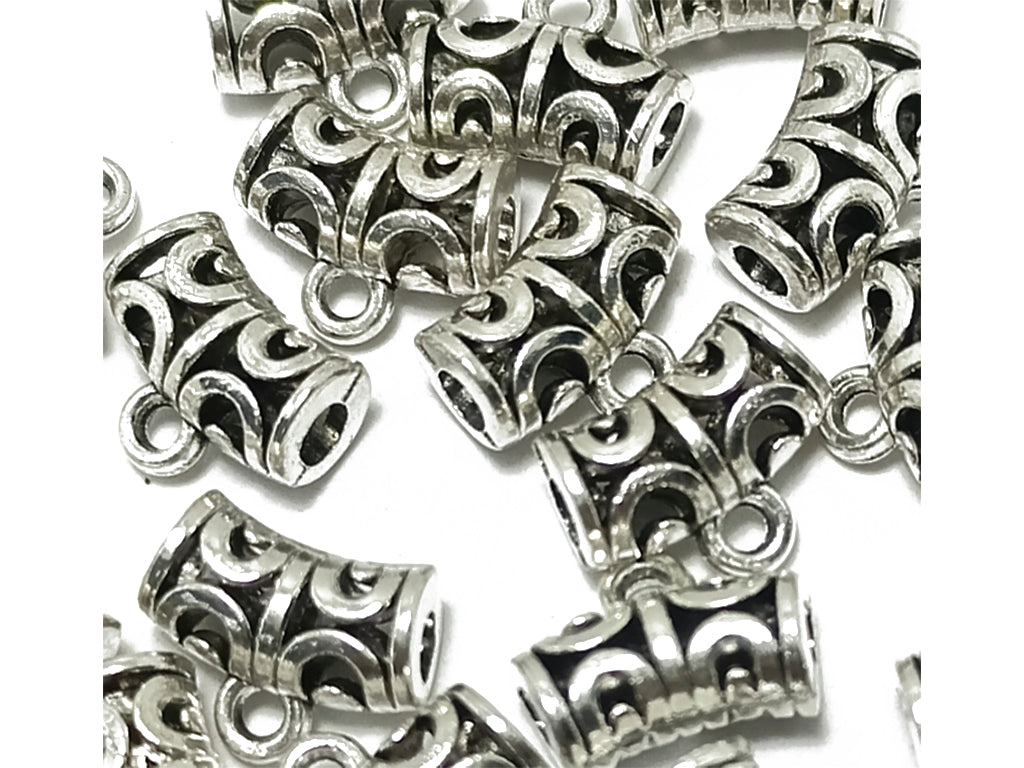 Silver Zinc Metal Charms