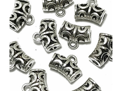 Silver Zinc Metal Charms