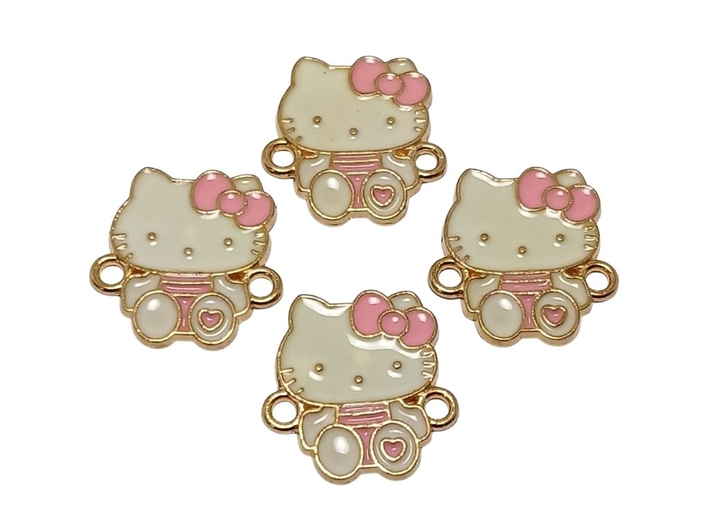 Hello Kitty Enamel Metal Charms