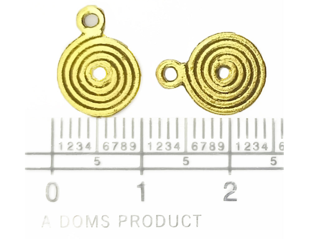 Golden Zinc Metal Charms