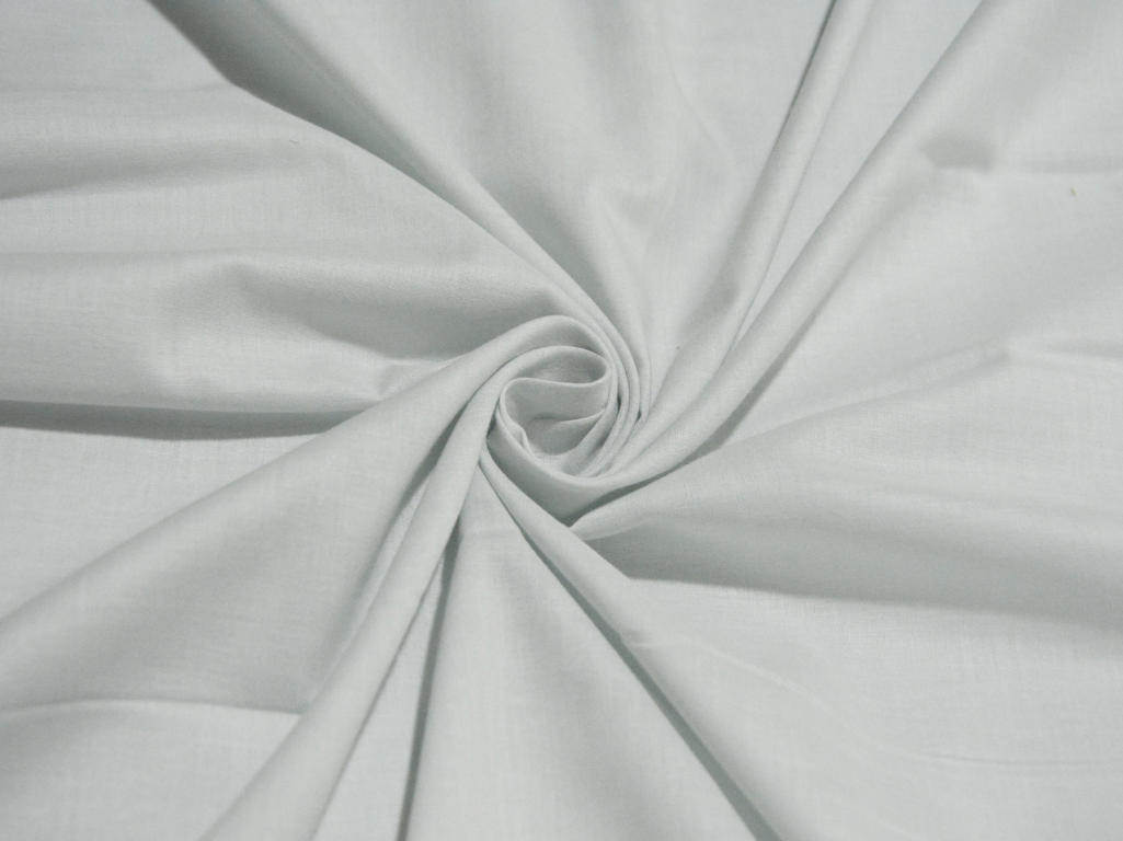 Pure White Plain 100% Pure Mul Mul Cotton