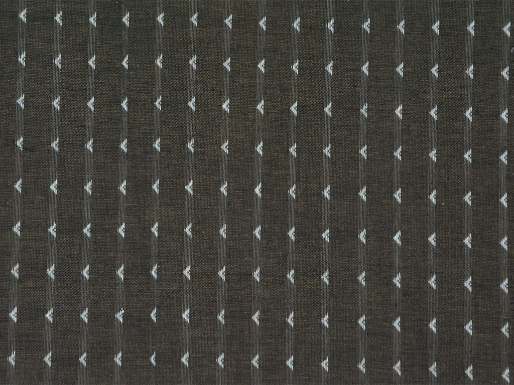 Black Cross Stitch Pattern Pure Cotton Jacquard Fabric