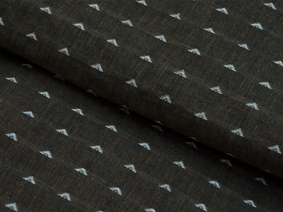 Black Cross Stitch Pattern Pure Cotton Jacquard Fabric
