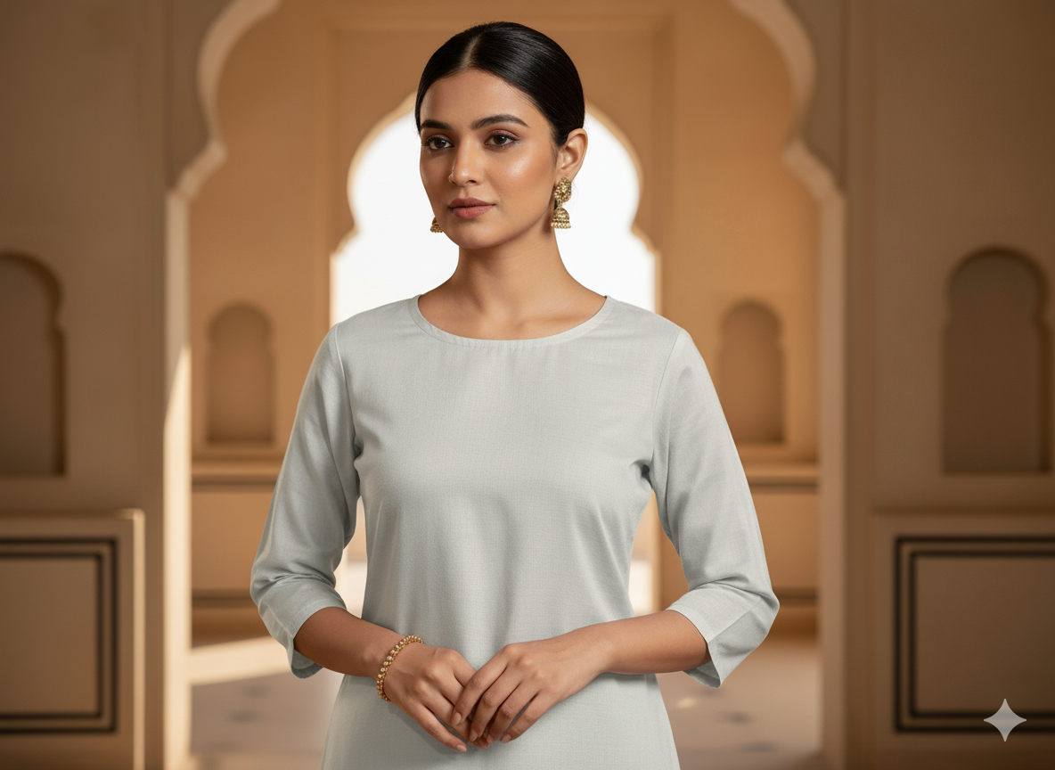 Pure White Plain 100% Pure Mul Mul Cotton