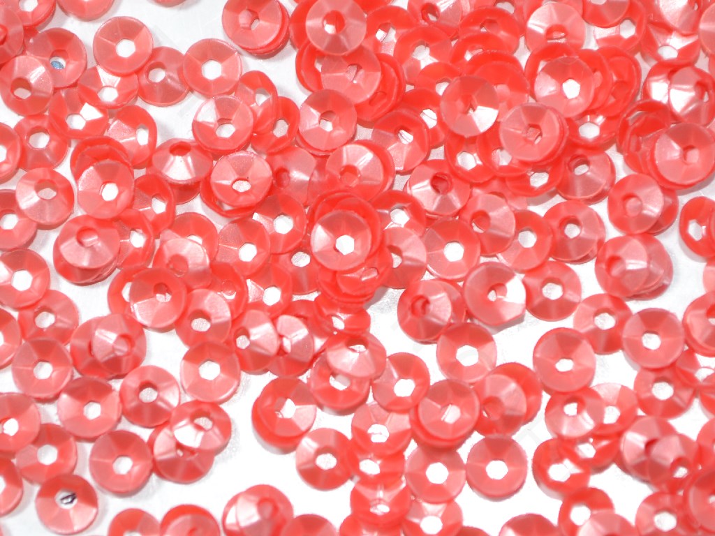 Light Red Bowl Plastic Sequins | The Design Cart (3929886588962)