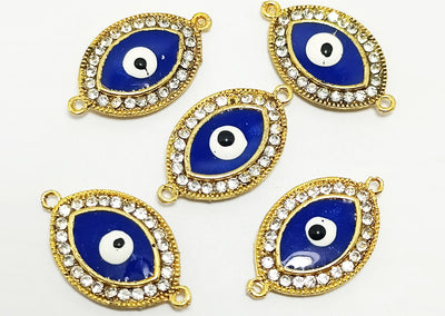 Evil Eye Enamel Charms