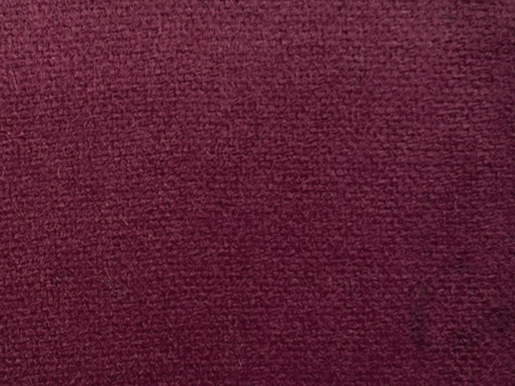 Plum Red Plain Light Weight Acrylic Wool Fabric