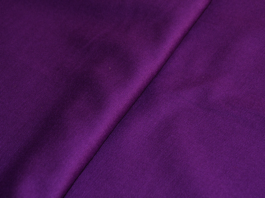 Precut of 1 Meter Purple Plain Light Weight Acrylic Wool Fabric