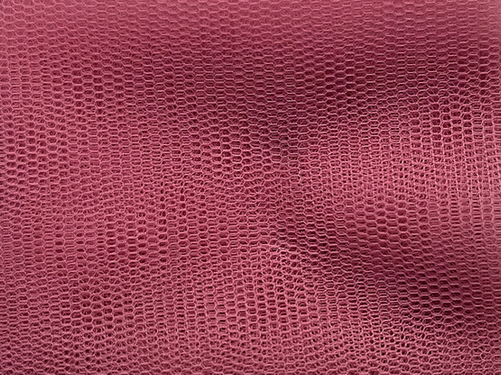 Bright Pink Plain Net Fabric