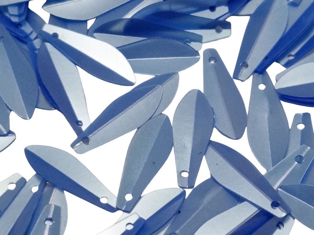 Sky Blue Sword One Hole Plastic Sequins