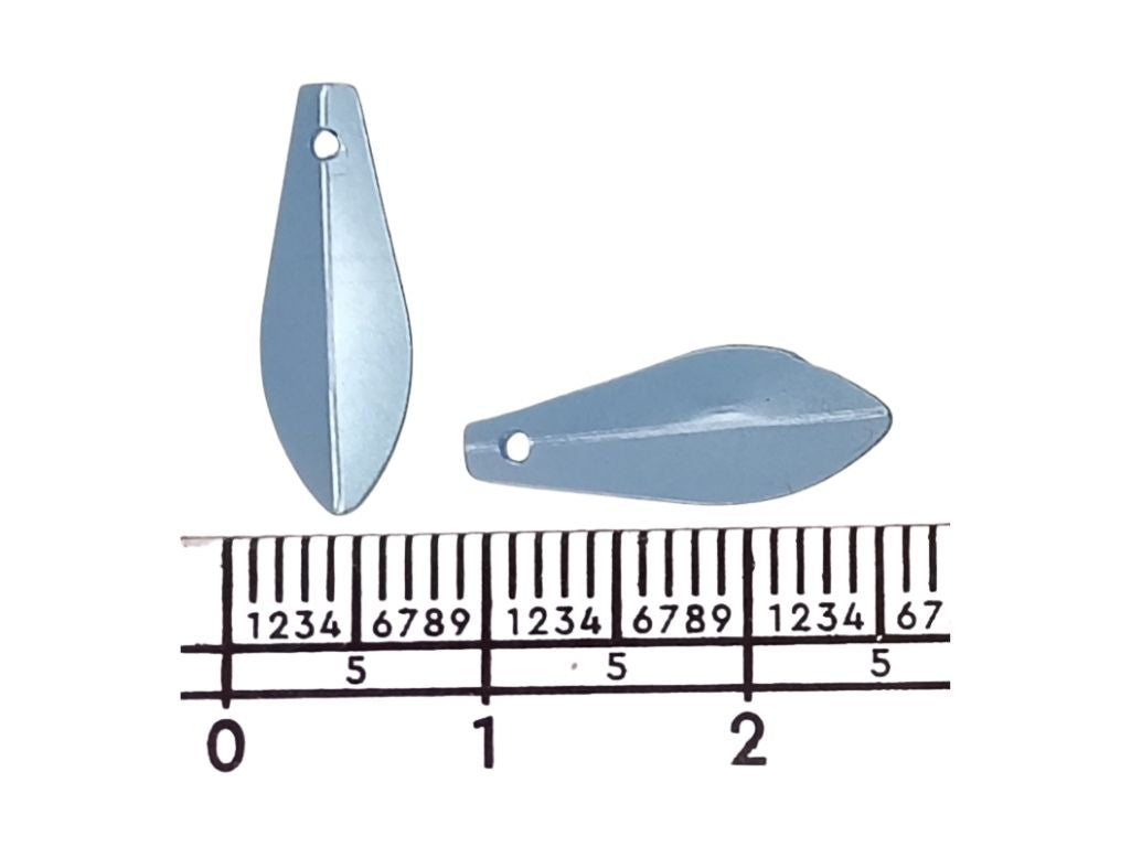 Sky Blue Sword One Hole Plastic Sequins