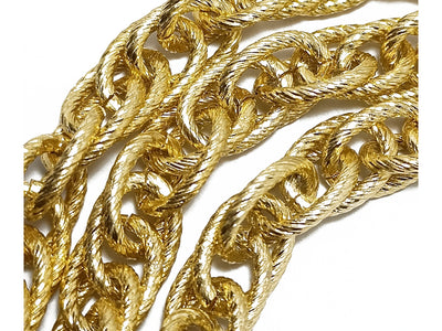 Golden Aluminium Metal Chain