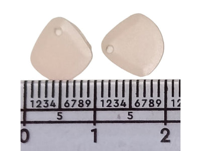 Light Peach Shell One Hole Plastic Sequins