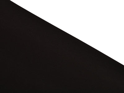 Jet Black Plain Georgette Fabric