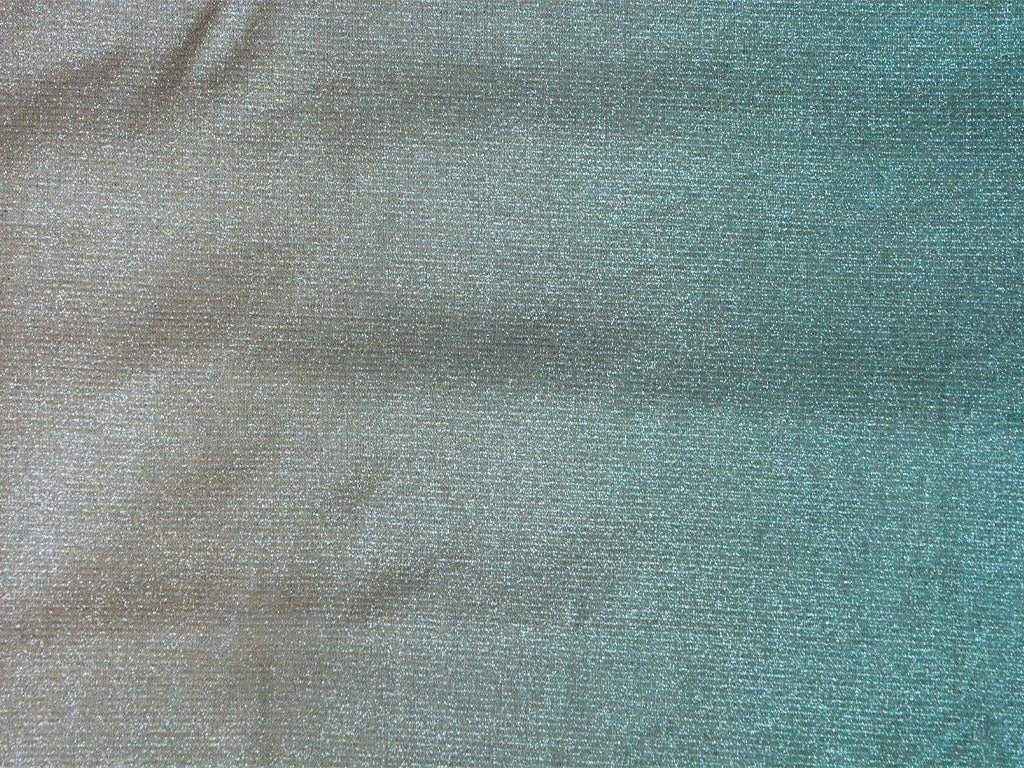 Golden & White Dual Shade Plain Shimmer Bonding Fabric