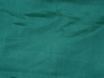 Teal Plain Pure Viscose Gaji Silk Fabric