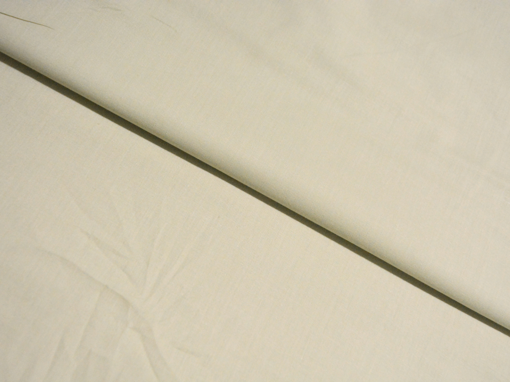 Off White Plain 100% Pure Mul Mul Cotton