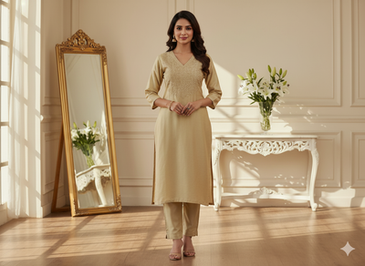 हल्का सोना सादा शुद्ध विस्कोस गाजी रेशम कपड़ा