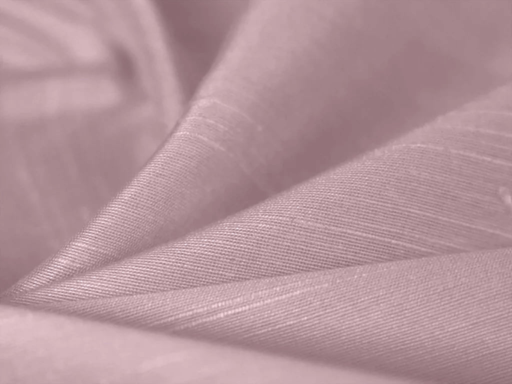 Dusty Lilac Plain Bangalore Raw Silk Fabric  (Wholesale)