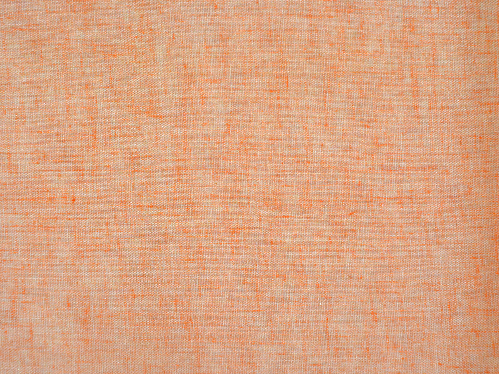 Light Orange Shaded Plain Cotton Linen Fabric