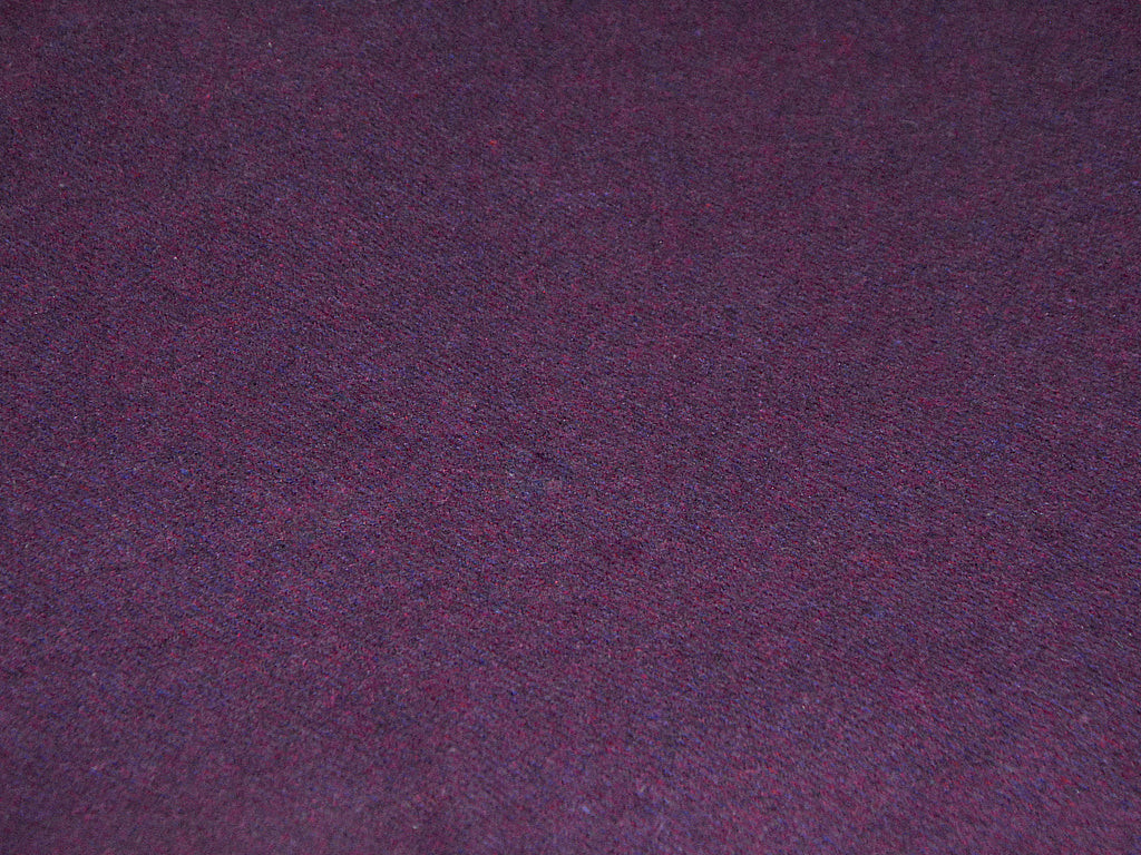 Precut Of 1.5 Meters Of Wine & Purple Stripes Light Weight Acrylic Wool Fabric