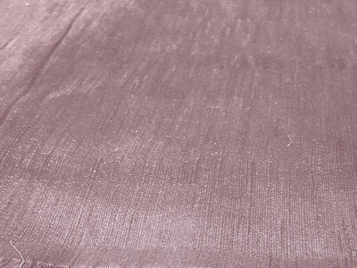 Dusty Lilac Plain Bangalore Raw Silk Fabric  (Wholesale)