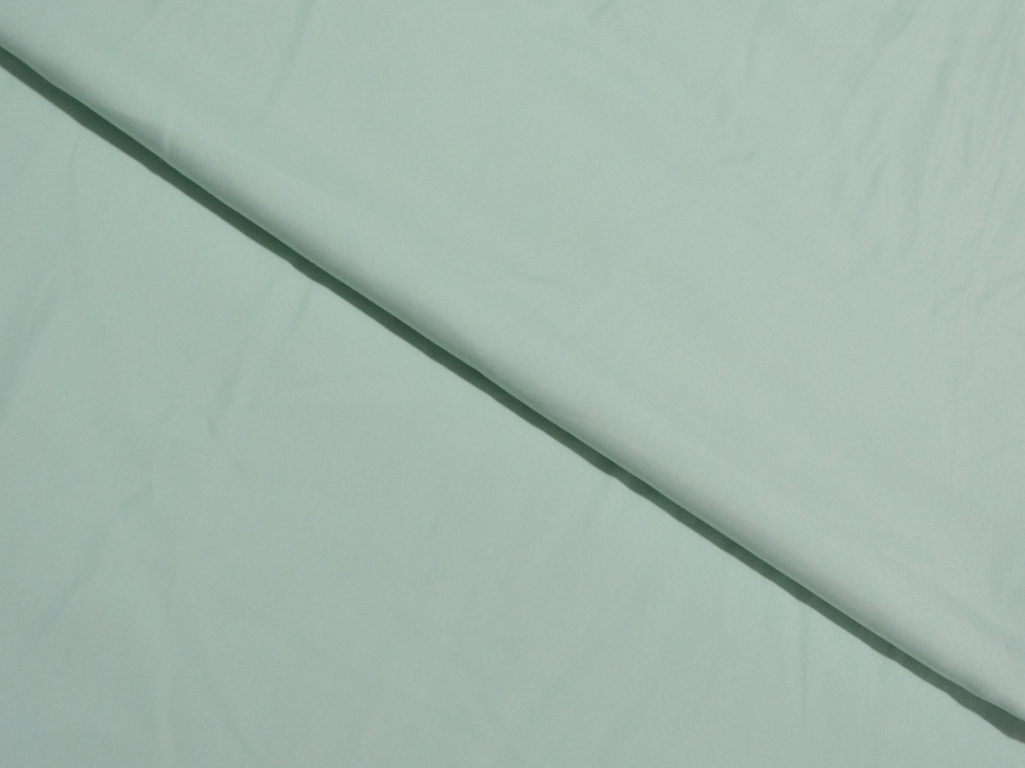 Aqua Plain Malai Satin Fabric  (Wholesale)