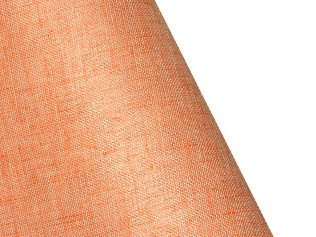 Light Orange Shaded Plain Cotton Linen Fabric