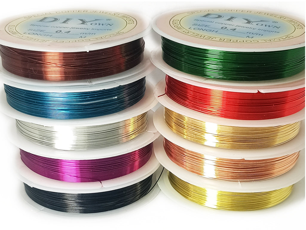 Multicolor Copper Beading Wire Pack