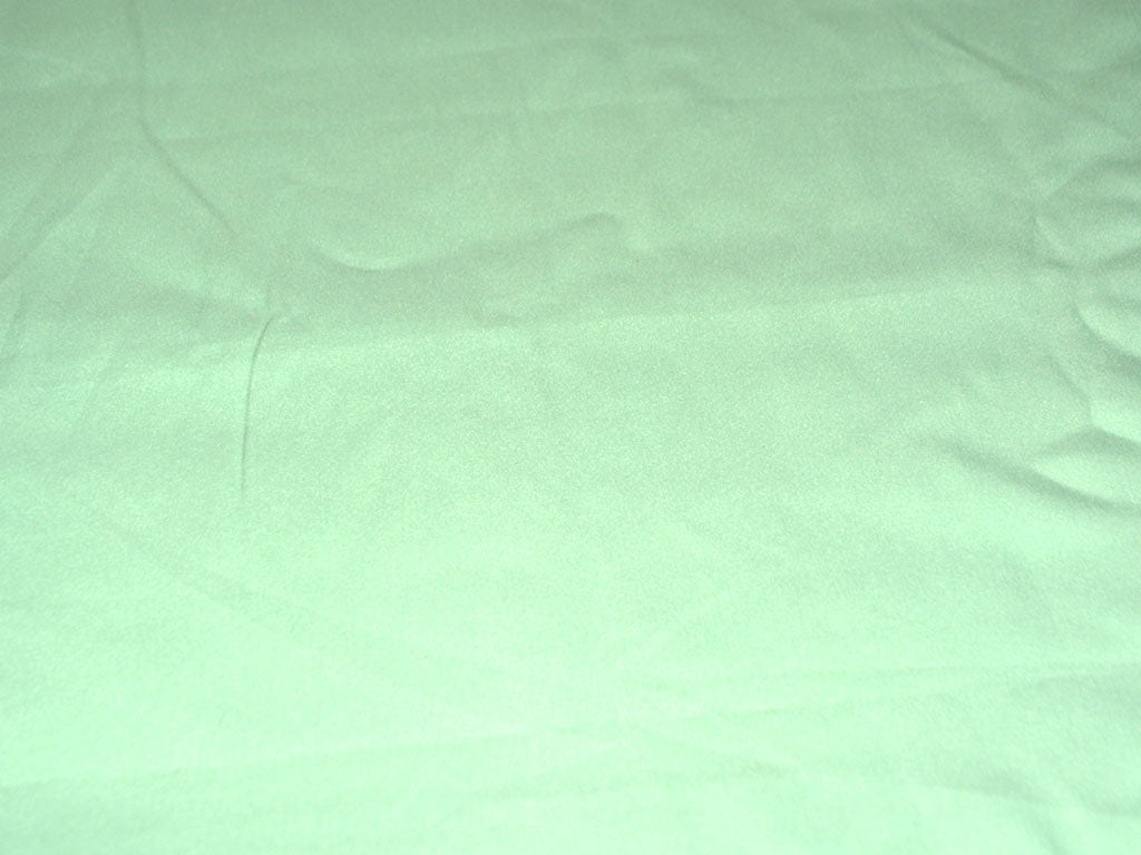 Lime Green Plain Crepe Satin Fabric