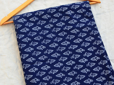 Indigo Blue Pure Cotton Fabric