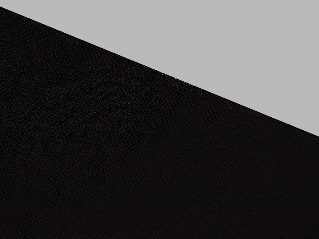 Black Plain Heavy Nylon Net Fabric