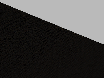 Black Plain Heavy Nylon Net Fabric