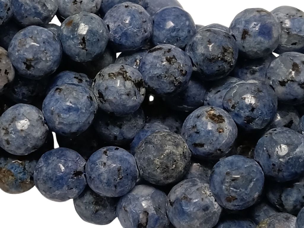 Blueberry 8 mm Rondelle Jade Quartz Stones