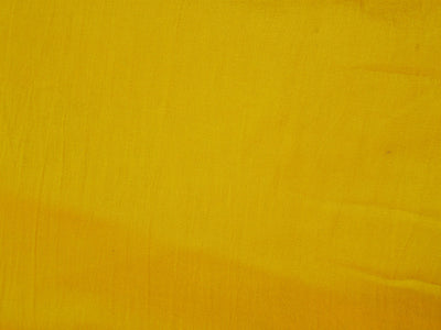 Sunny Yellow Plain Pure Viscose Gaji Silk Fabric