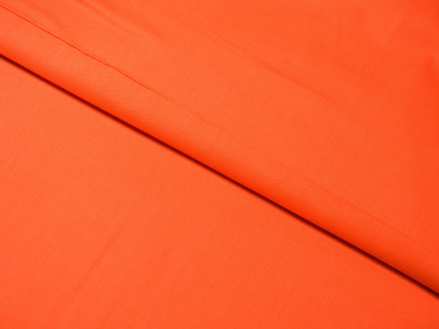 Orange Plain 100% Pure Mul Mul Cotton