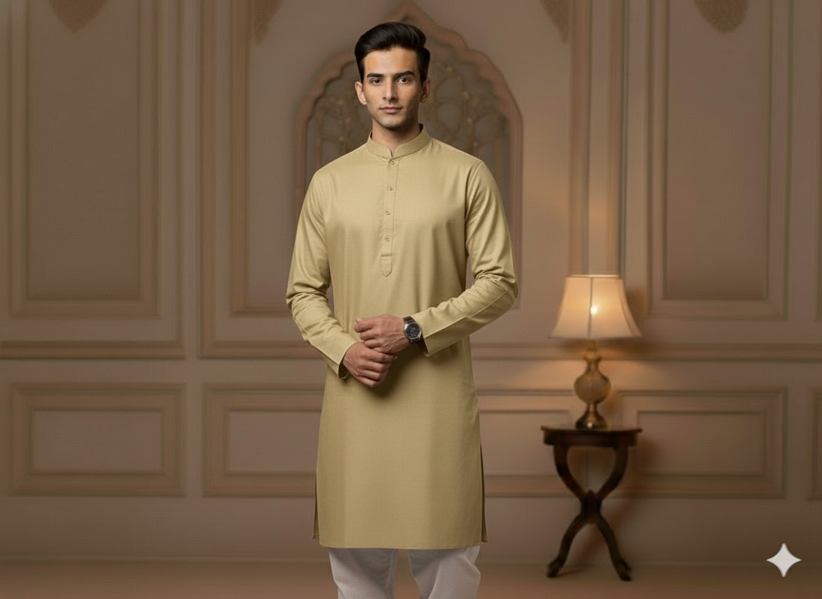 Cream 100% Turkey Giza Cotton Fabric